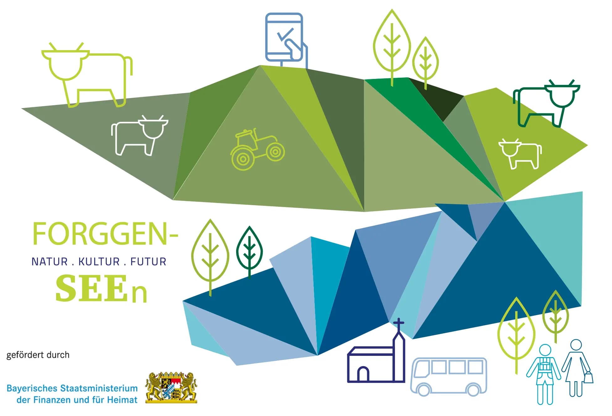 Region Forggensee Logo mit Bayerischem Staatsministerium
